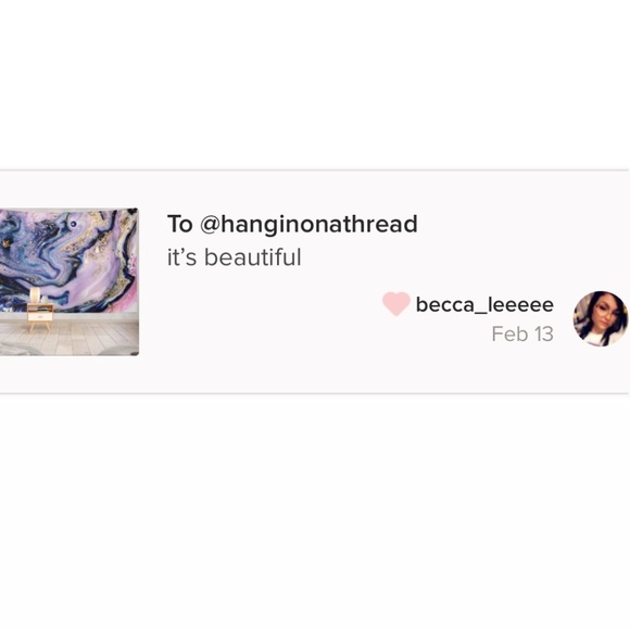 Colorful Marble Wall Hanging Tapestry - Picture 4 of 4